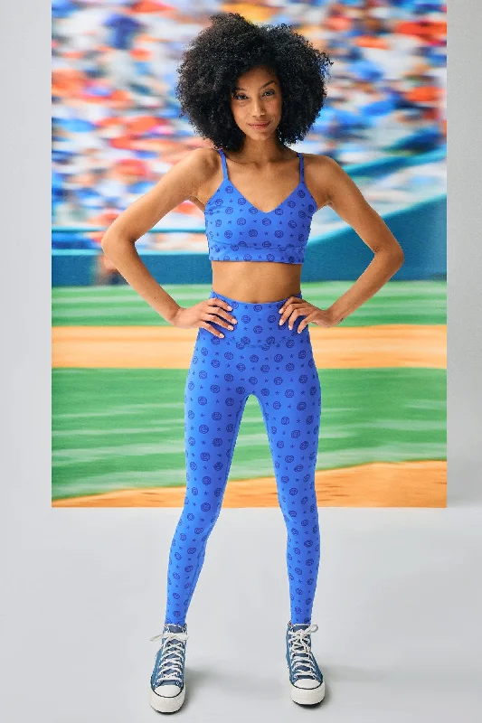 Cubs Action Basic Legging in Monogram Royal Stylish Printed Sport Leggings