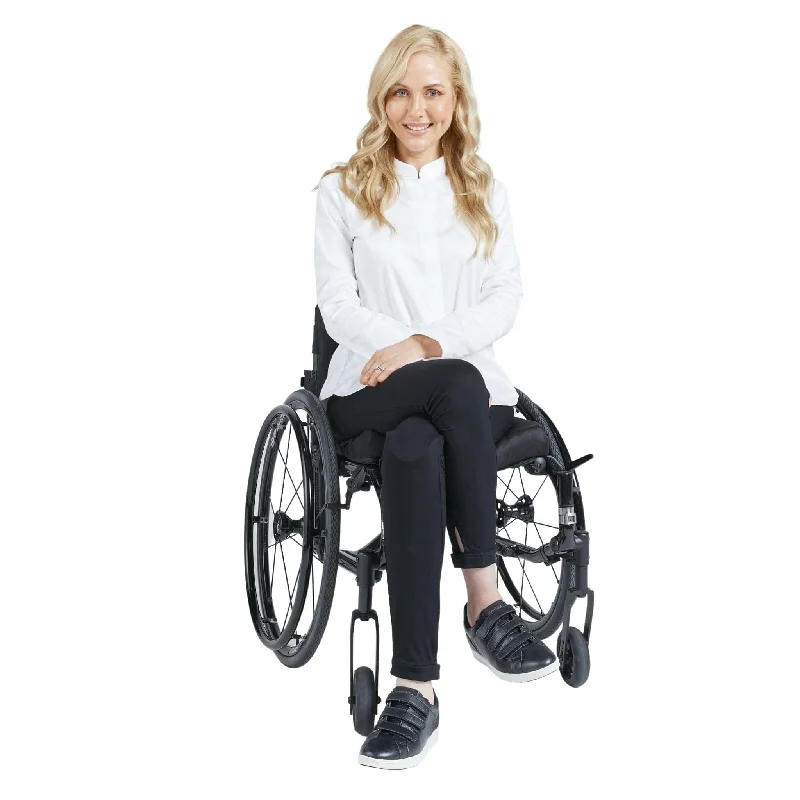 CST Women's Seated Leggings - Black Elegant Velvet Leggings