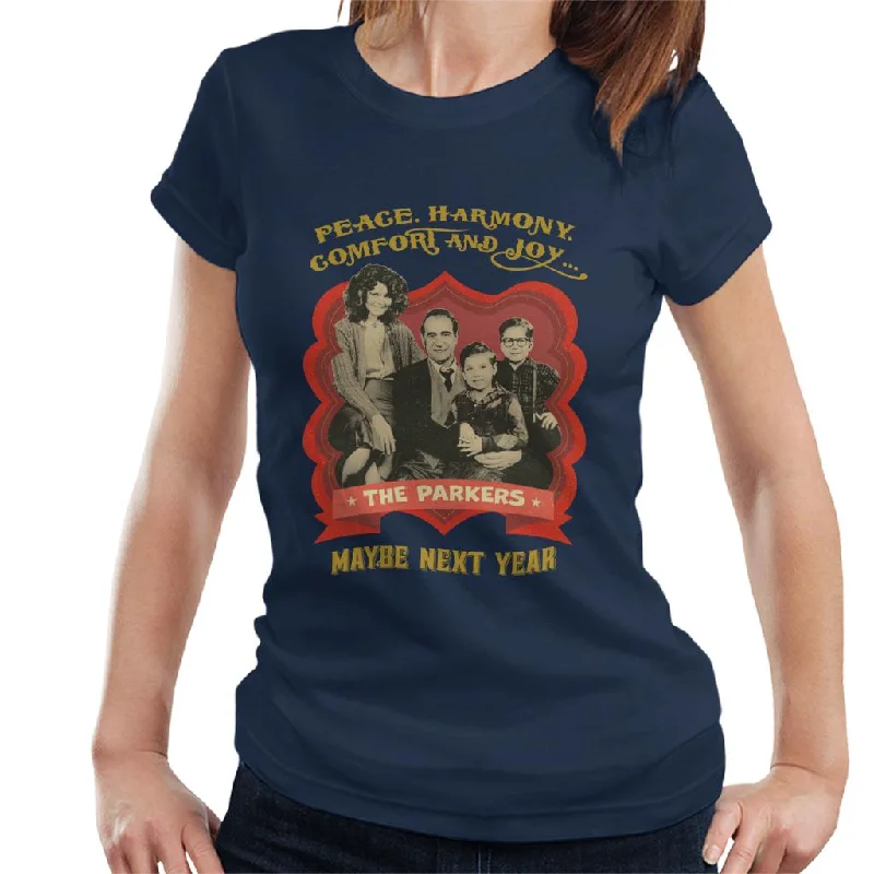 A Christmas Story Peace Harmony Comfort And Joy Women's T-Shirt-- Cozy Warm Stylish