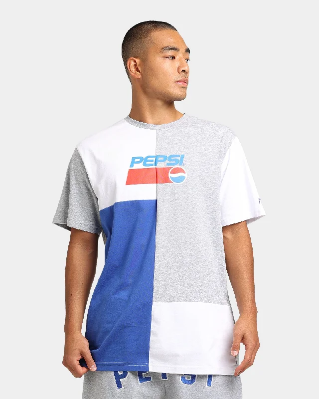 Nana Judy Pepsi Colour Block T-Shirt Multi-coloured-- Striped Floral Plaid