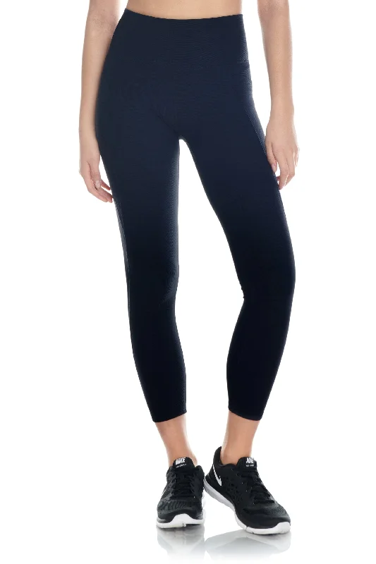 High Waist Ottoman Compression Legging Stylish Sporty Performance Leggings