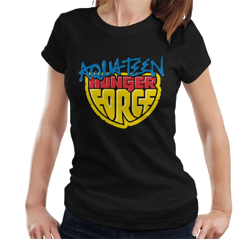 Aqua Teen Hunger Force Classic Logo Women's T-Shirt-- Elasticated Padded Insulated