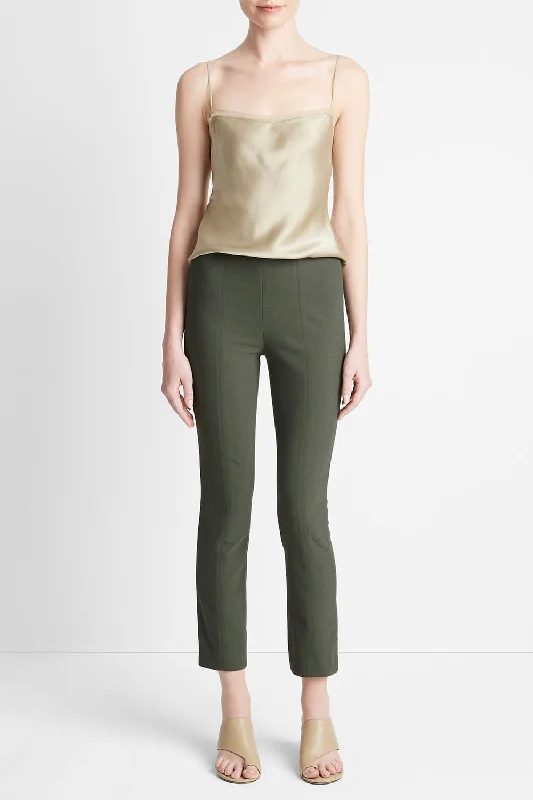 Stitch Front Seam Legging - Deep Hunter Fashionable Plus-Size Activewear