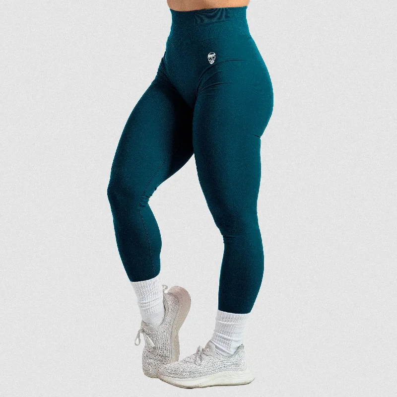 Infinity Leggings - Emerald Cozy Textured Workout Leggings