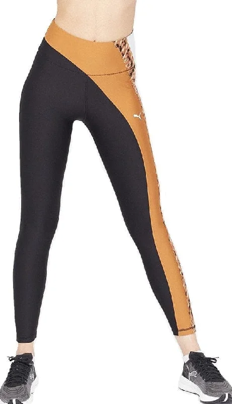 Leggings Puma Safari Glam High Waist Full Tight Comfortable Capri-Length Leggings