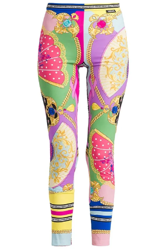 Printed Leggings - Multi Comfortable Workout Fitness Leggings