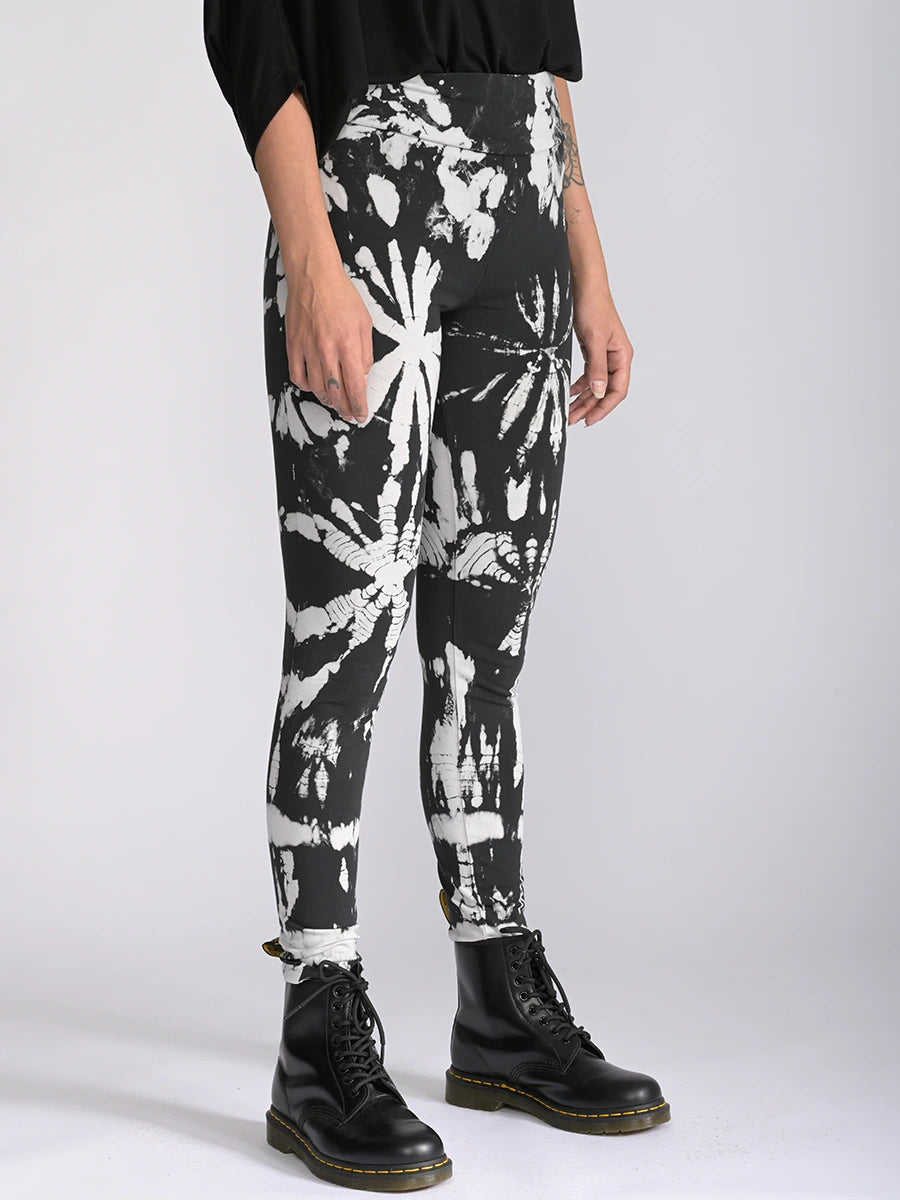 Organic Cotton Tie Dye Leggings Casual Sporty Leggings