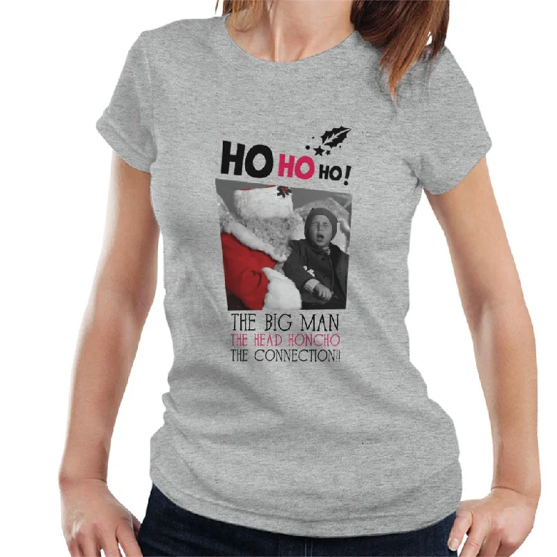 A Christmas Story The Head Honcho Ho Ho Ho Women's T-Shirt-- Mesh Canvas Denim