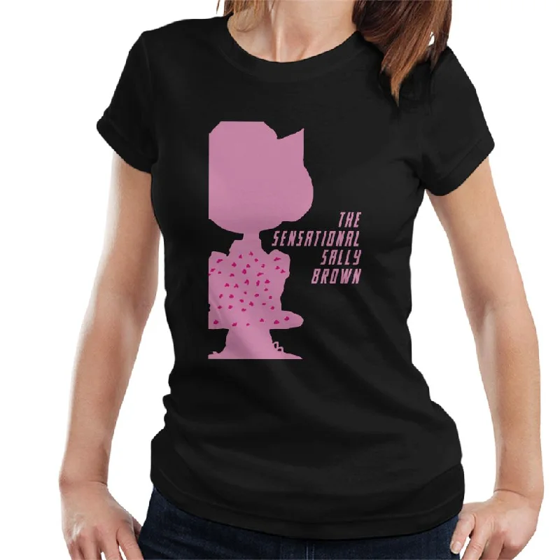Peanuts The Sensational Sally Brown Women's T-Shirt-- Elasticated Padded Insulated