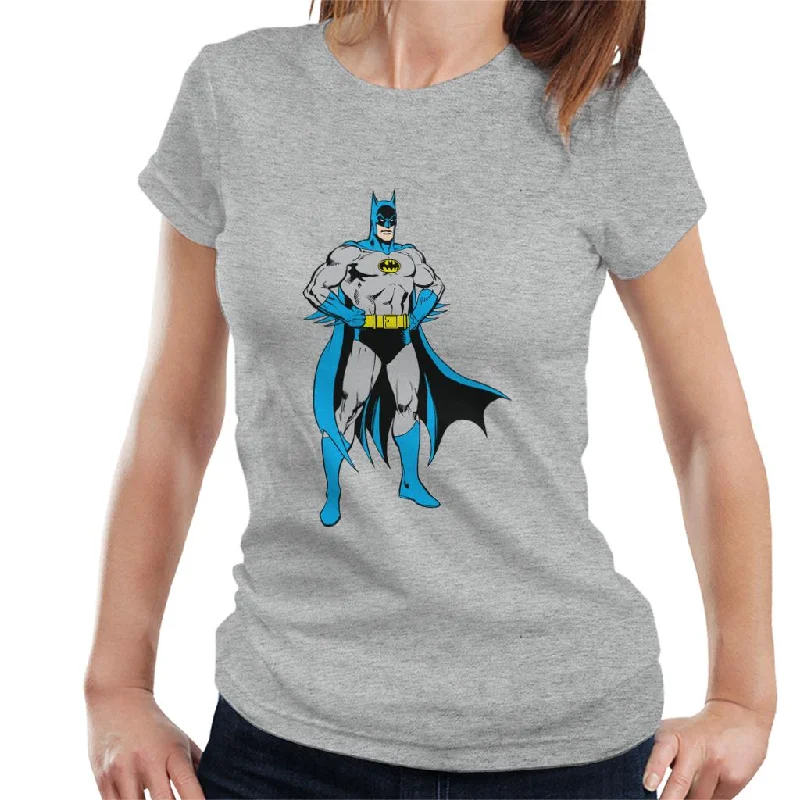 Batman Power Pose Women's T-Shirt-- Elegant Classic Vintage