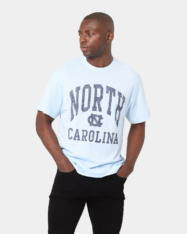 National Collegiate Athletic Association North Carolina Tar Heels Arch Sport Vintage T-Shirt Vintage Airy Blue-- Plaid T-Shirt Polka Dot Checkered