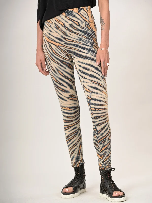 Tie Dye Leggings - Light Apricot Chic Workout Leggings