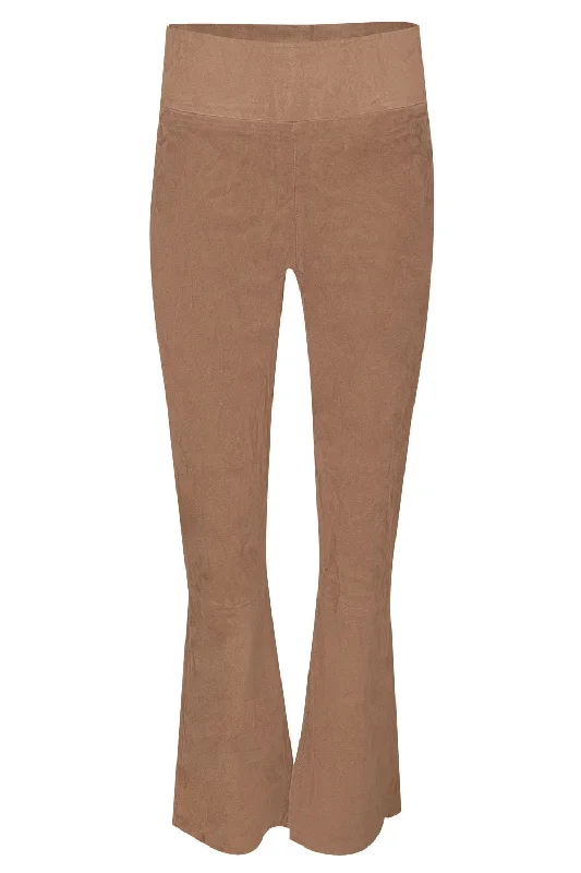 Ankle Flare Legging - Mushroom Comfortable Slim Fit Leggings