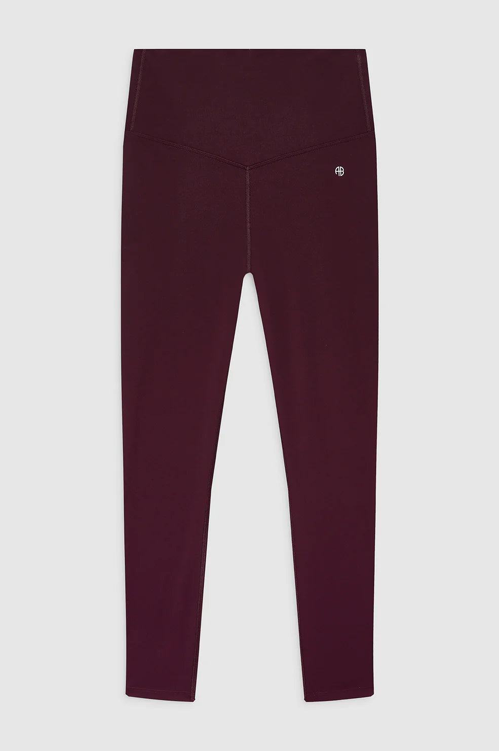BLAKE LEGGING - BORDEAUX Elegant Metallic Leggings