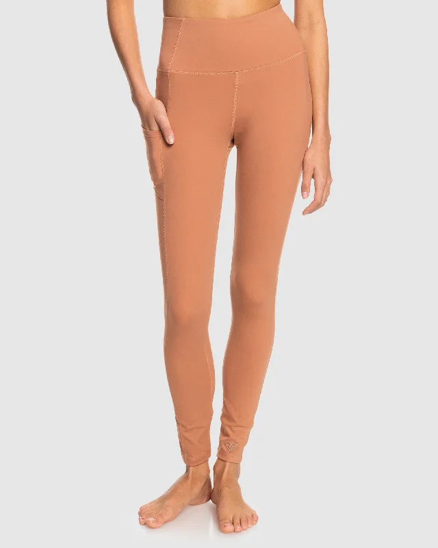 Womens Heart Into It Legging Pants Stylish Side-Stripe Leggings