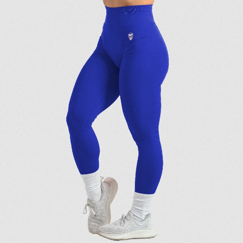 Infinity Leggings - Electric Blue Comfortable Sports Performance Tights