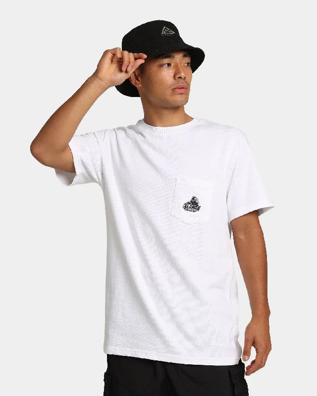 XLARGE 91 Pocket T-Shirt White-- Silk Blend Satin Velvet