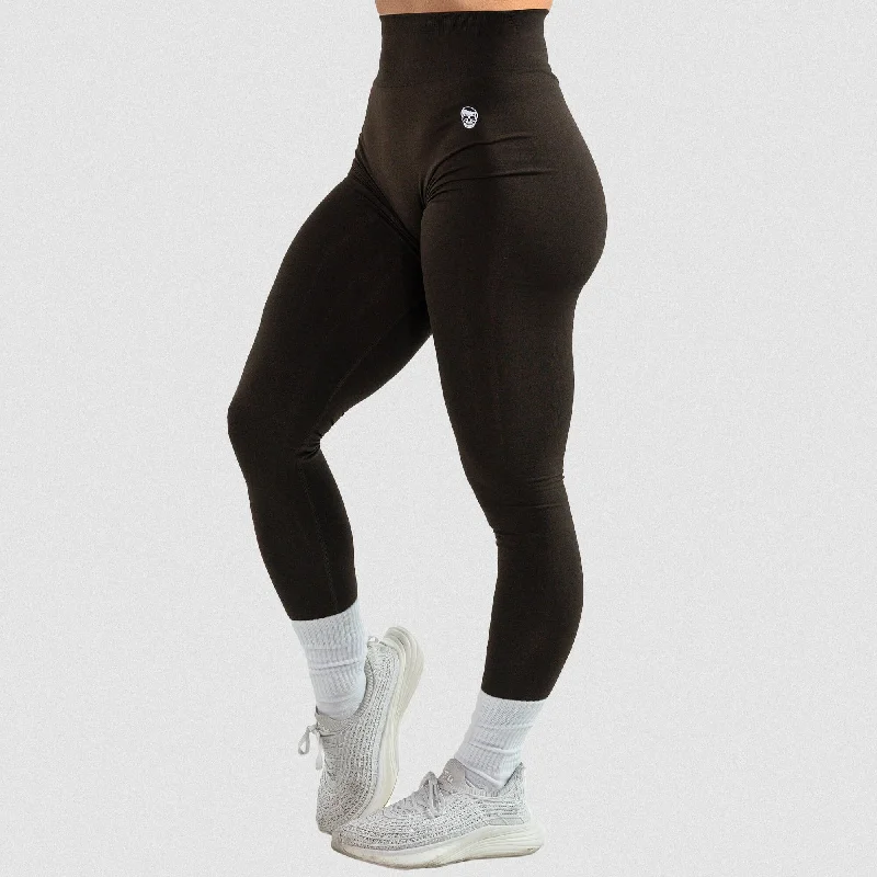 Infinity Leggings - Espresso Comfortable Slip-On Compression Leggings