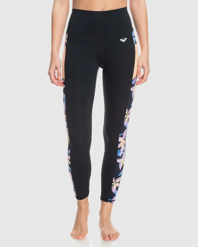Womens Heart Into It Sports Leggings Stylish Capri Leggings