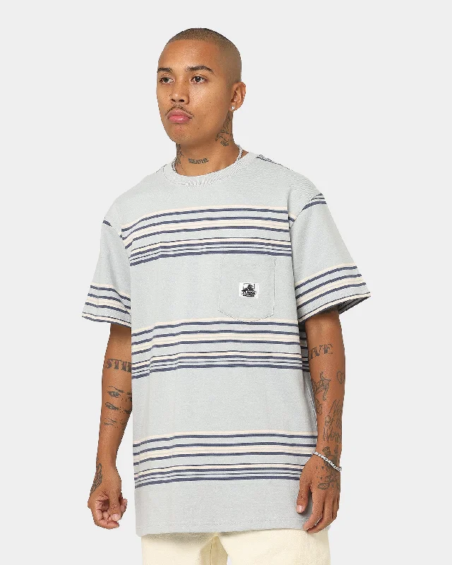 XLARGE Dazed Short Sleeve T-Shirt Grey-- Hooded Caped Shawl Collar
