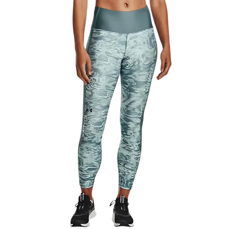 Under Armour HeatGear Women's Ankle Leggings Athletic with Print Trendy Activewear Leggings