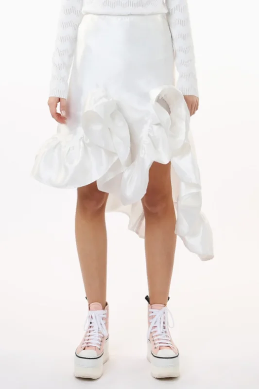 Baxter Asymmetrical Skirt chiffon skirt airy