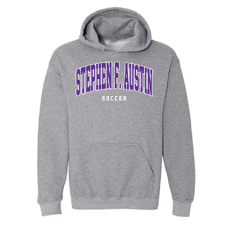 SFA - NCAA Women's Soccer : Alex Bayouth - Hooded Sweatshirt Hoodie with Lace Feminine Delicate