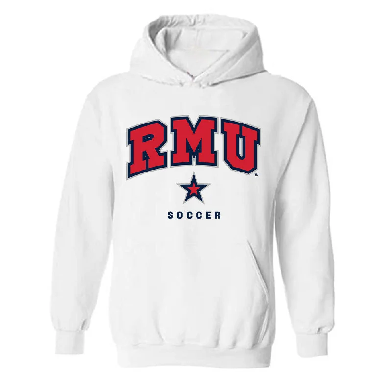 Robert Morris - NCAA Women's Soccer : Shauna Gamble - Classic Shersey Hooded Sweatshirt Hoodie with Strings Custom Fit Adjustable