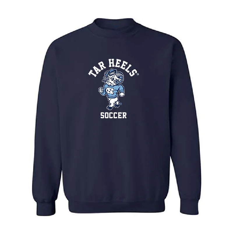 UNC - NCAA Women's Soccer : Caitlin Mara - Classic Shersey Crewneck Sweatshirt Hoodie with Button Placket Classic Preppy