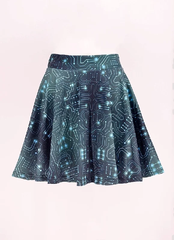 Plus Size Cyber Tech Skirt cashmere skirt soft