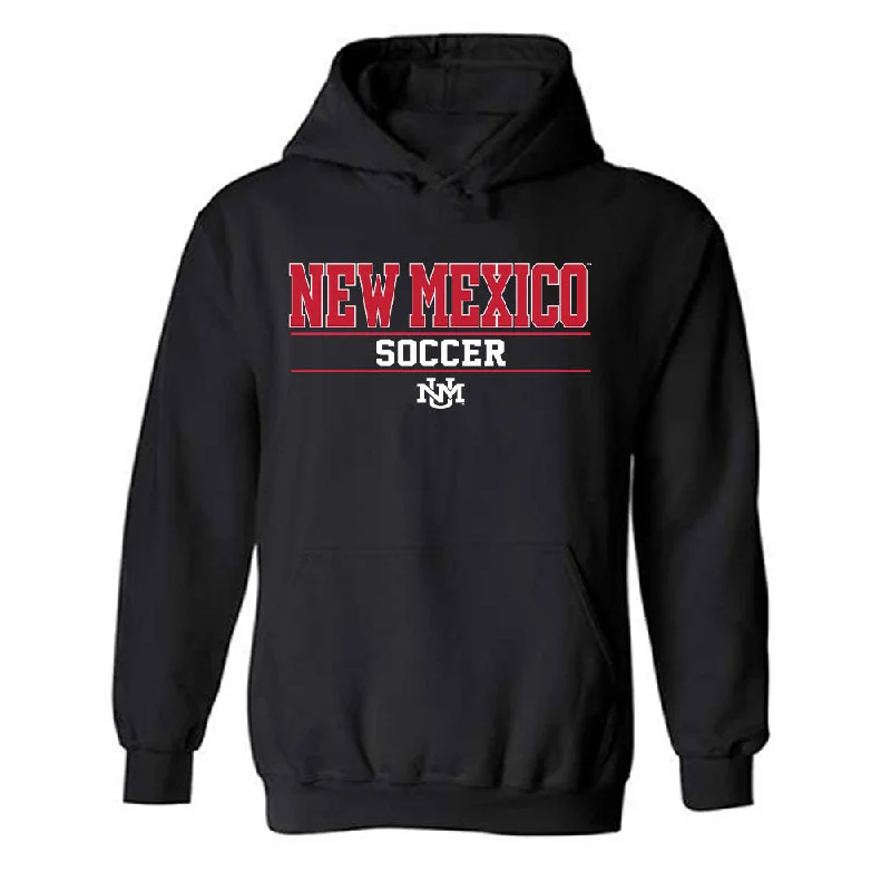 New Mexico - NCAA Women's Soccer : Presley Devey - Classic Shersey Hooded Sweatshirt Hoodie with Oversized Fit Loose Comfortable