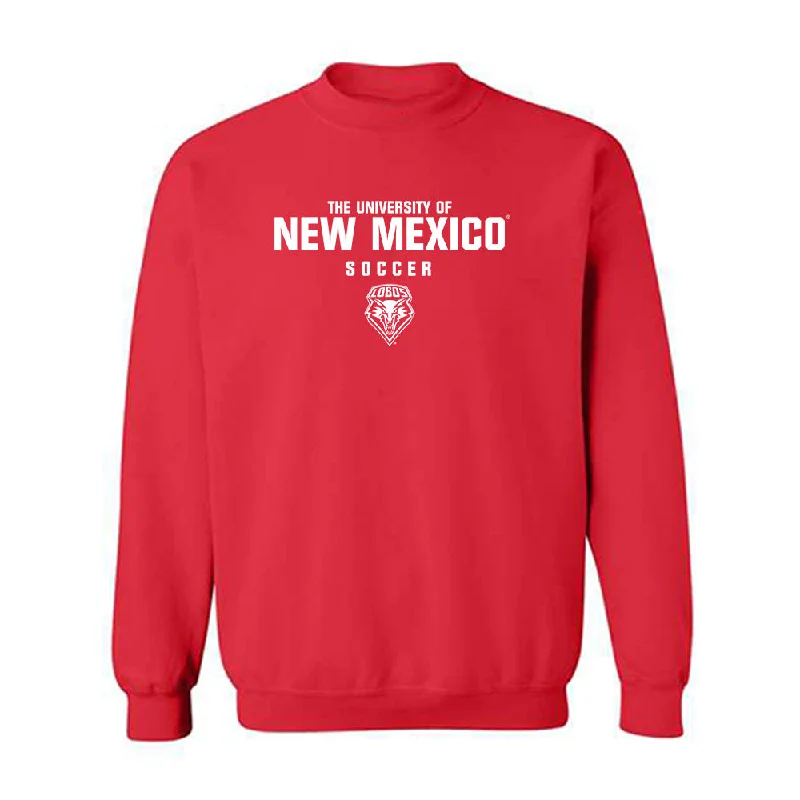 New Mexico - NCAA Women's Soccer : Presley Devey - Classic Shersey Crewneck Sweatshirt Hoodie with Lace Feminine Delicate