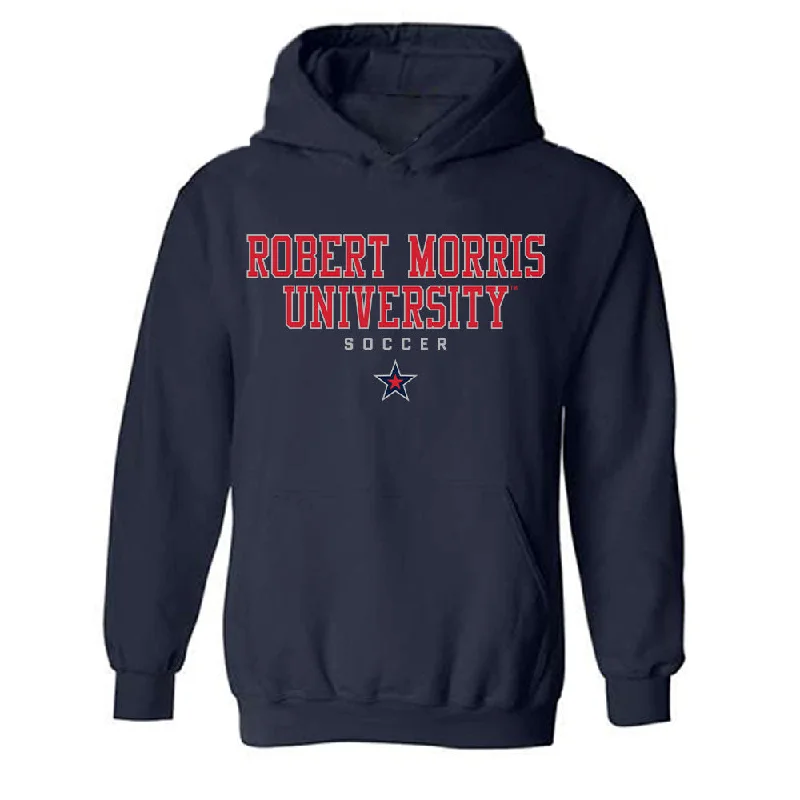 Robert Morris - NCAA Women's Soccer : Shauna Gamble - Classic Shersey Hooded Sweatshirt Hoodie with Typography Text Message