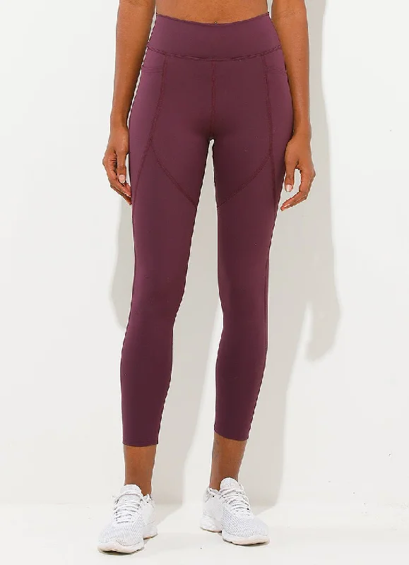 Adapt Leggings (Cabernet) Stylish Ankle-Length Leggings