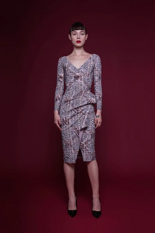 IRIDA PRINTED DRESS Tunics Stylish elegant