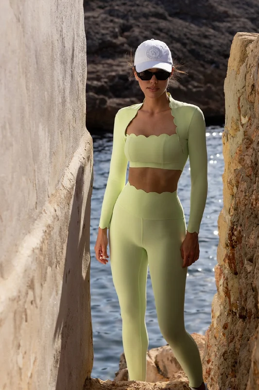7/8 High-Waist Energy Legging Trendy Spandex Leggings
