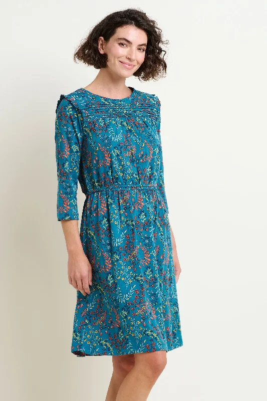 Uma Floral Paisley Dress Tunics stripes playful