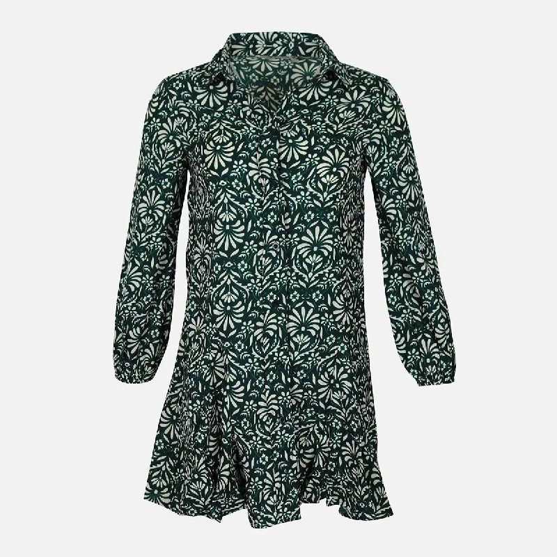 LADIES CASUAL PRINTED DRESS Tunics Distressed trendy