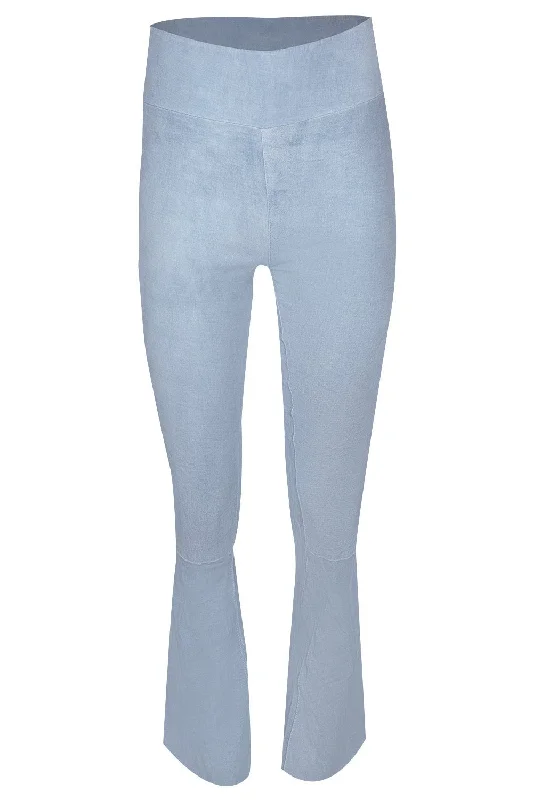 Ankle Flare Legging - Sky Cozy Ribbed Leggings