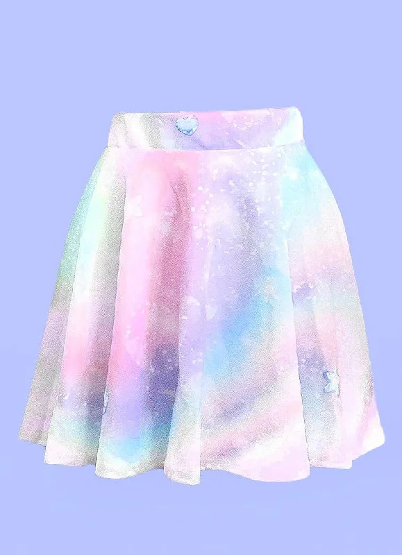 Plus Size Magical Pixel Skirt velvet skirt plush