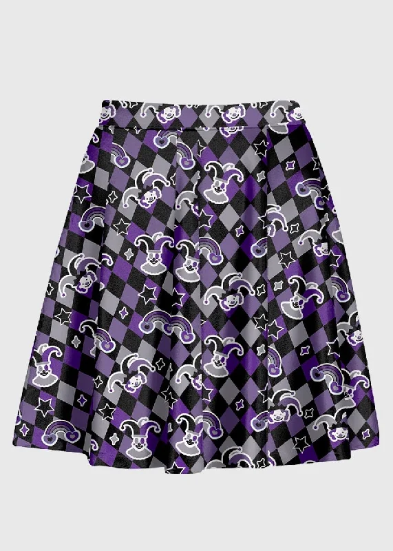 Plus Size Emo Clowncore High Waist Skirt lace skirt feminine