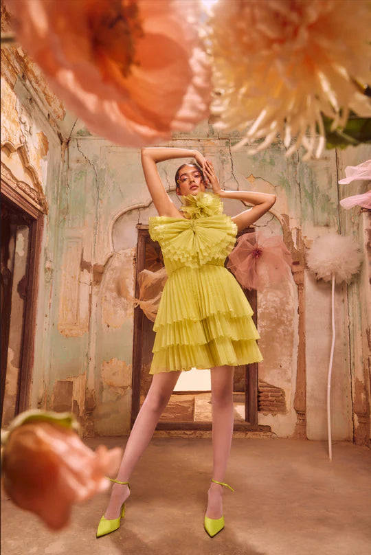 Draped Cabbage Dress Tunics Practical easy-care