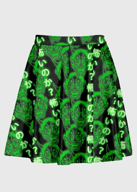 Plus Size Oni Digital Matrix Cyber Rave Skirt cashmere skirt fine