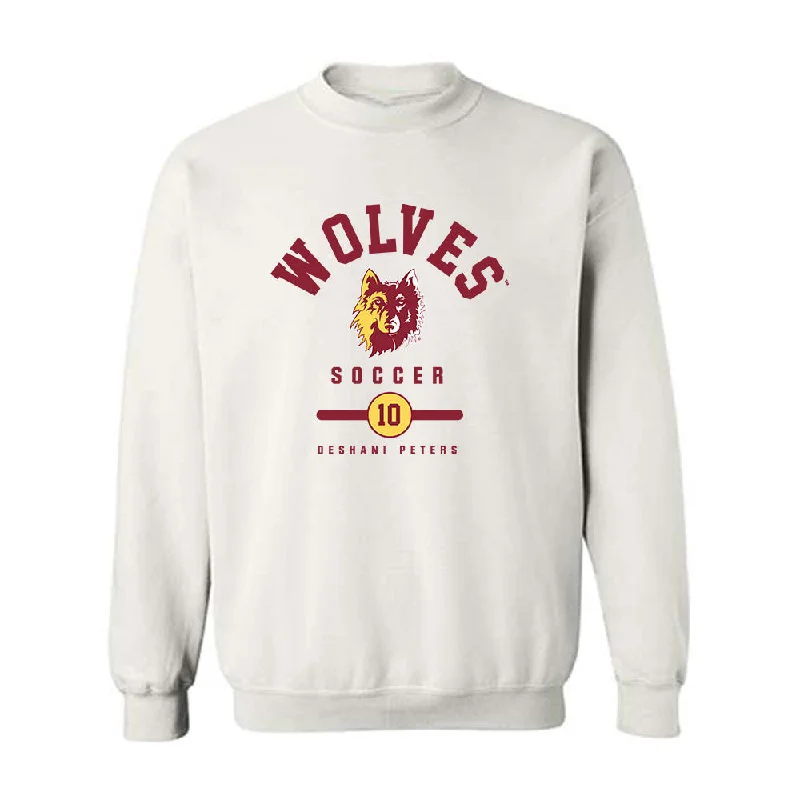 NSU - NCAA Women's Soccer : Deshani Peters - Classic Fashion Shersey Crewneck Sweatshirt Hoodie with Longline Fit Extended Stylish