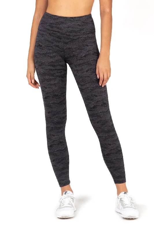 Mineral High-Waist Soft Jacquard Marble Leggings Fashionable Printed Legging Pants