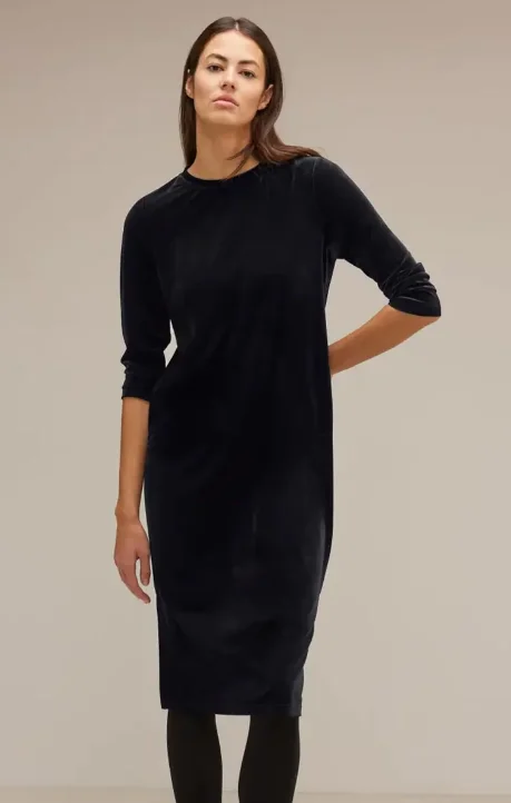 Street One Party Velvet Dress Tunics Versatile all-occasion