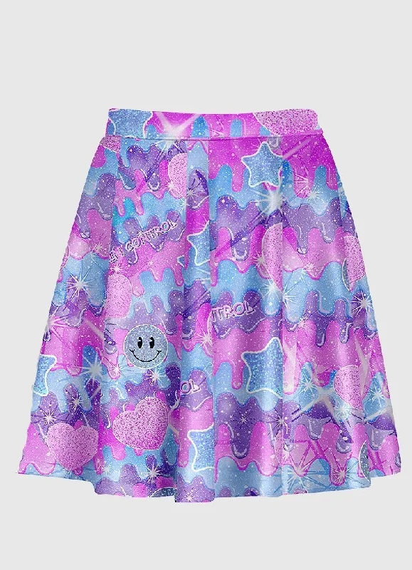 Kawaii Melting Skirt belted skirt waist