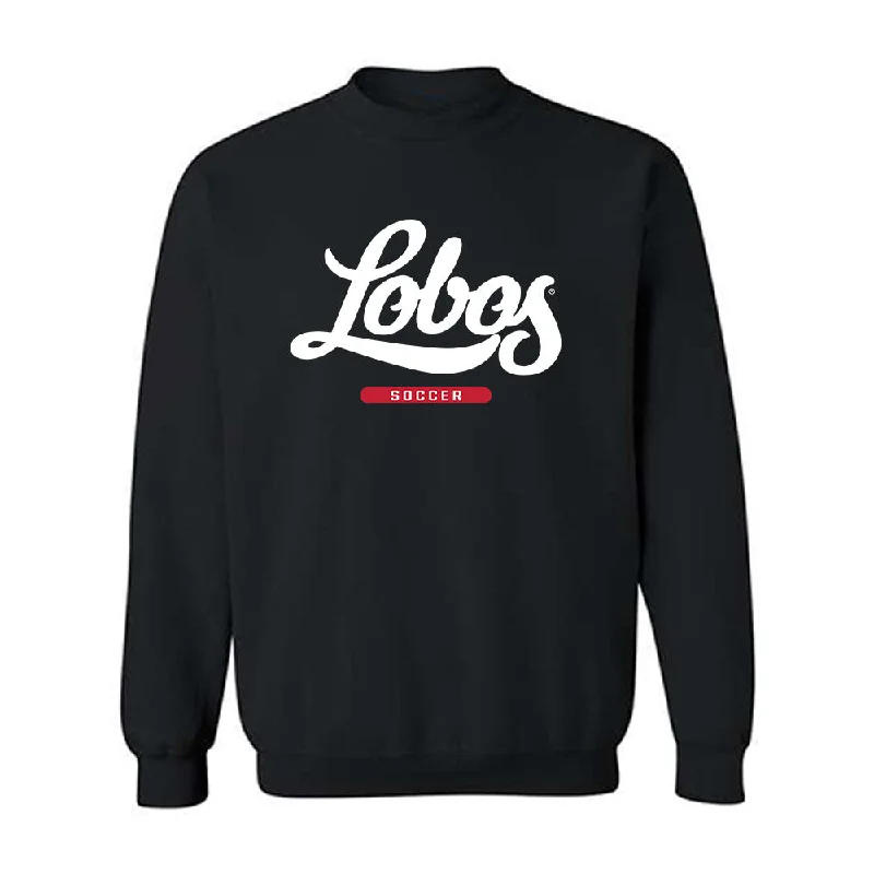 New Mexico - NCAA Women's Soccer : Presley Devey - Classic Fashion Shersey Crewneck Sweatshirt Hoodie with Monochrome Minimalist Simple