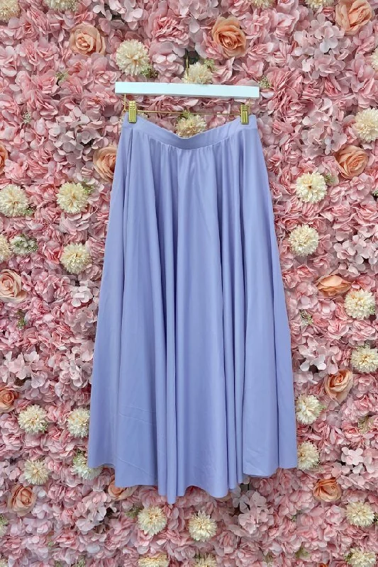 Women's Praise Dance Circle Skirt - Lilac slim fit skirt