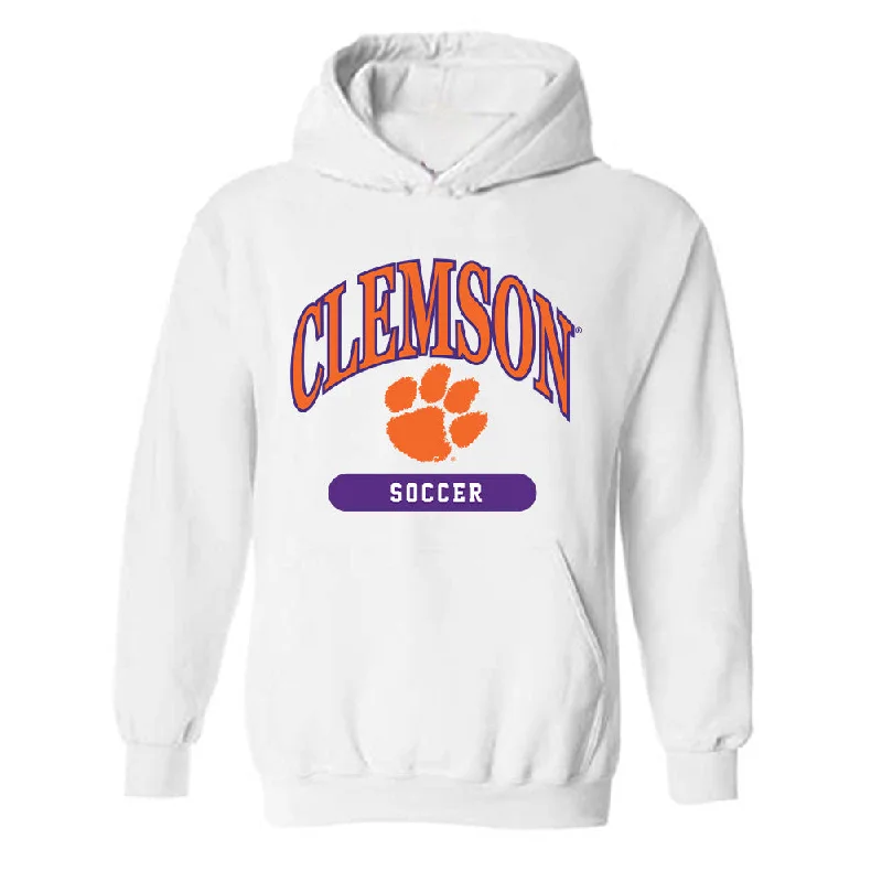 Clemson - NCAA Women's Soccer : Ella Johnson - Classic Shersey Hooded Sweatshirt Graphic Hoodie Design Print